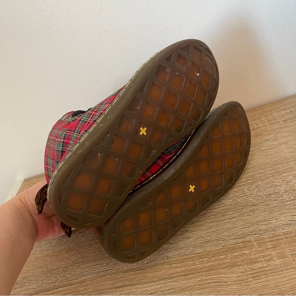 Doc Marten Hackney plaid boots canvas sz 6 woman’s - Picture 7 of 7